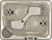 Beachcomber 520 portable Eco-Loc Hot Tub, afm. 145 x 191 x 76 cm-2