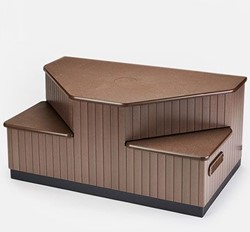 STEP-PP TIERED/WALNUT ENVIRO