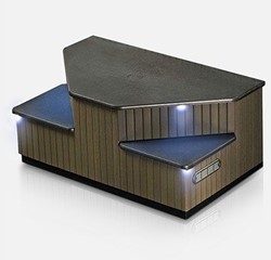 STEP-PP TIERED/EBONY ENVIRO