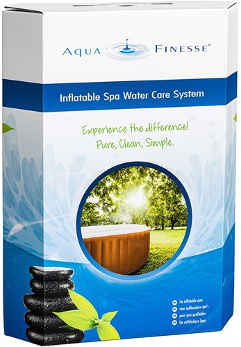 AquaFinesse chloorarm onderhoudspakket met chloorgranulaat voor opblaasbare bubbelbaden