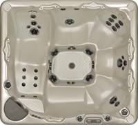 Beachcomber 730 Hot Tub, 224x203x97 cm alabaster kuip, ebony ombouw, steel cover met Hybrid Plus pakket en LED controls-2