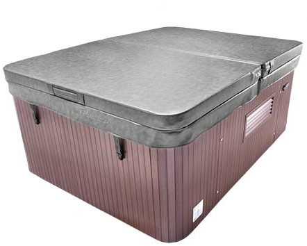 Beachcomber PowerGuard cover tbv 70" x 86" tubs - tan bruin - opposite fold
