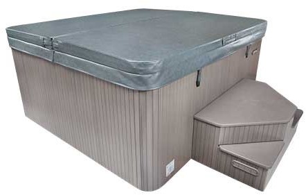 Beachcomber PowerGuard SKIN (hoes) tbv 80" x 88" cover - mid blue - standard fold-2